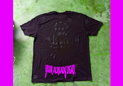 Already Dead T-shirt ( puff vinyl )