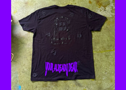 Already Dead T-shirt ( puff vinyl )