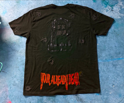 Already Dead T-shirt ( puff vinyl )